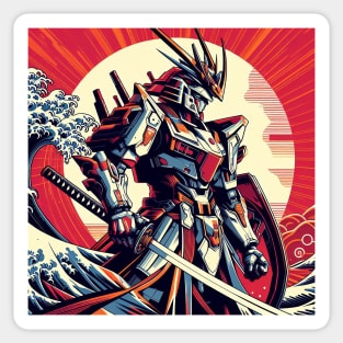 Japanese Robot Samurai: 日本のロボット侍 Sticker